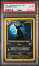PSA 8 - Neo Discovery - Umbreon Holo -