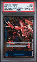 PSA 10 - 3nd Anniversary Tournament (3 Brothers Pack Winner) - Portgas. D. Ace