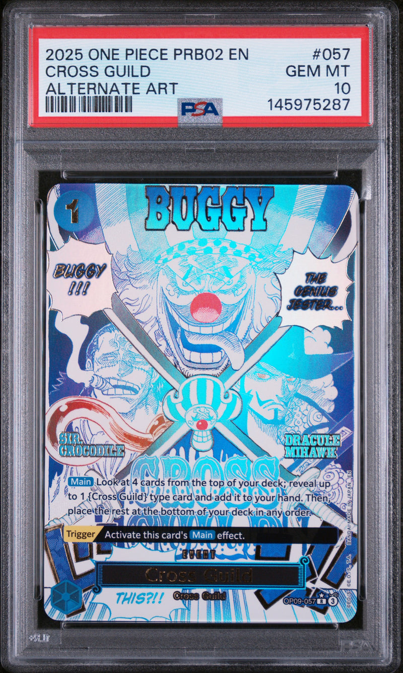 PSA 10 - PRB02 - Cross Guild Alternate Art
