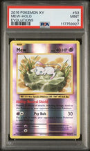 PSA 9 - Evolutions - Mew Reverse Holo