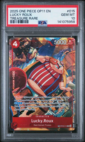PSA 10 - A Fist of Divine Speed - Lucky Roux Treasure Rare #015