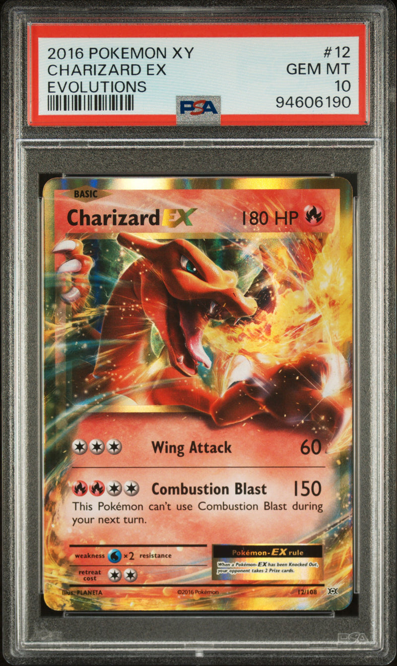 PSA 10 - XY Evolutions - Charizard Ex
