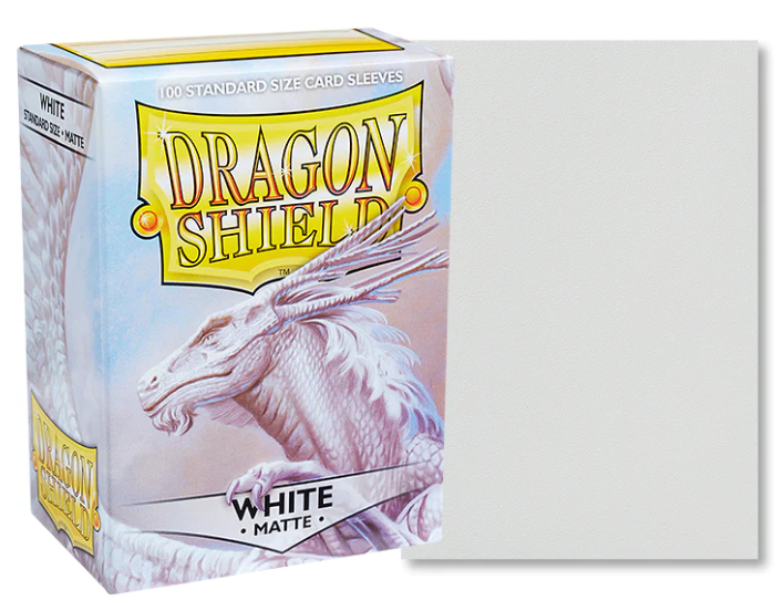 Dragon Shield: Matte Sleeve - White 100Ct