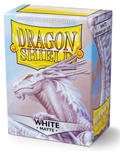 Dragon Shield: Matte Sleeve - White 100Ct