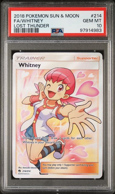 PSA 10 - Lost Thunder - Whitney