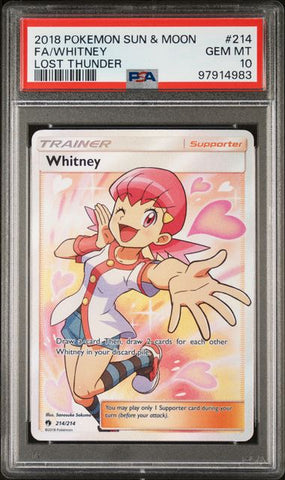 PSA 10 - Lost Thunder - Whitney #214