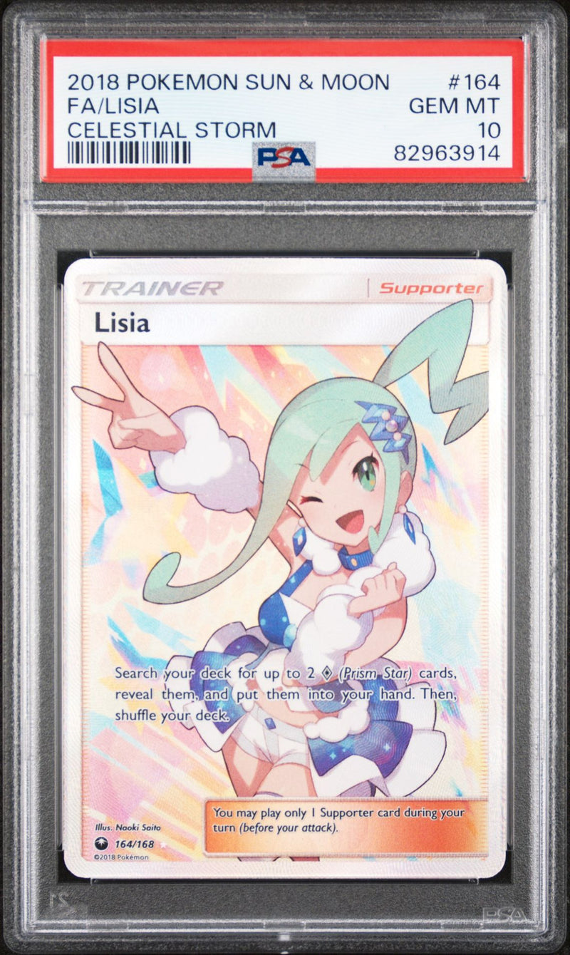 PSA 10 - Celestial Storm - Lisia FA