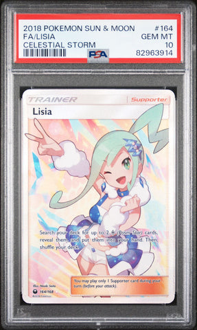 PSA 10 - Celestial Storm - Lisia FA #164