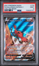 PSA 9 - Chilling Reign  - Zapdos V