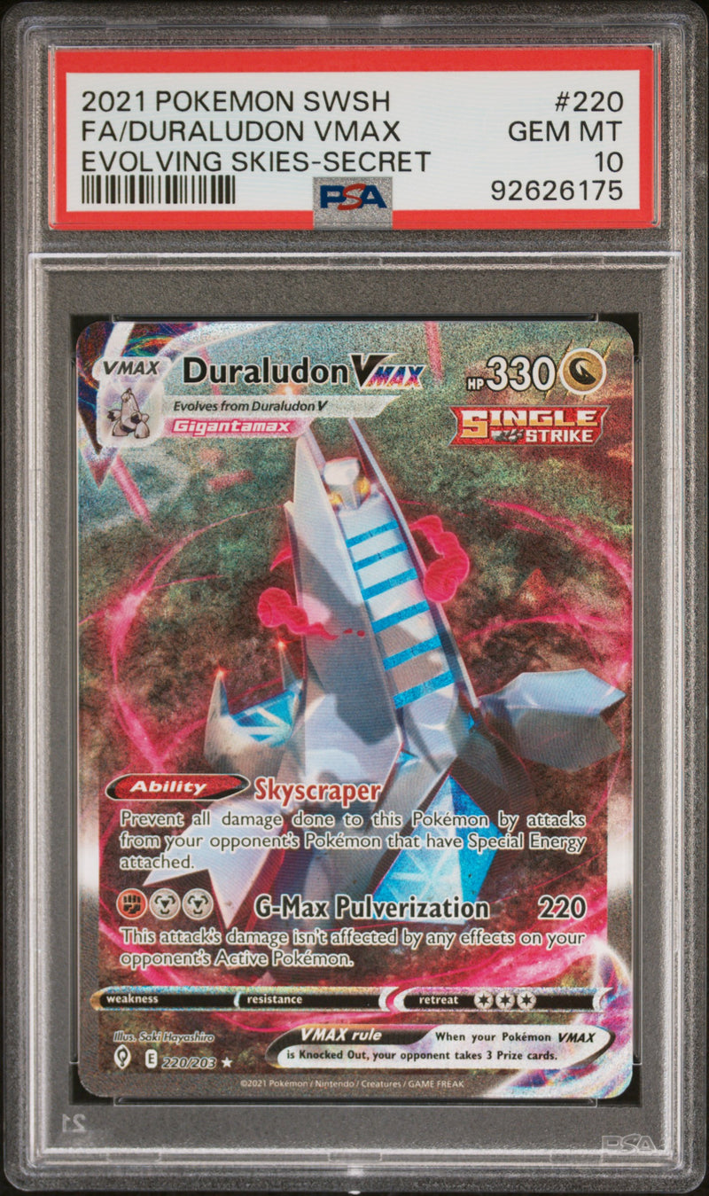 PSA 10 - Evolving Skies - Duraludon Vmax