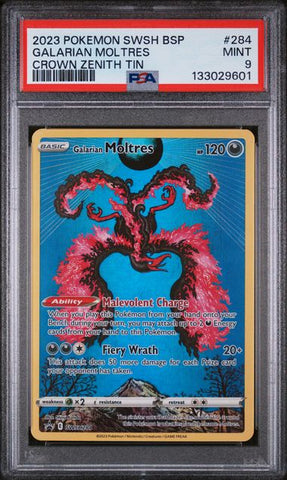 PSA 10 - SWSH Black Star Promos - Galarian Moltres #284