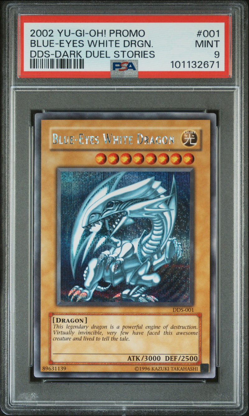 PSA 9 - Yu-Gi-Oh! Promo - DDS-Dark Duel Stories - Blue Eyes White Dragon