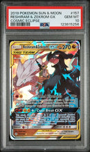 PSA 10 - Cosmic Eclipse  - Reshiram & Zekrom GX