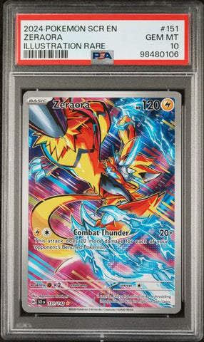 PSA 10 - Stellar Crown - Zeraora #151
