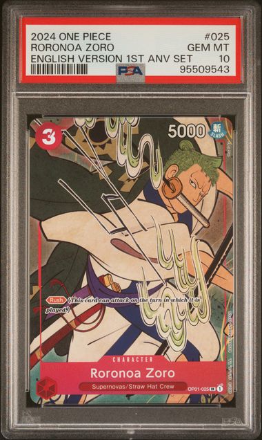 PSA 10 - One Piece English 1st Anniversary  - Sequential Promo Set