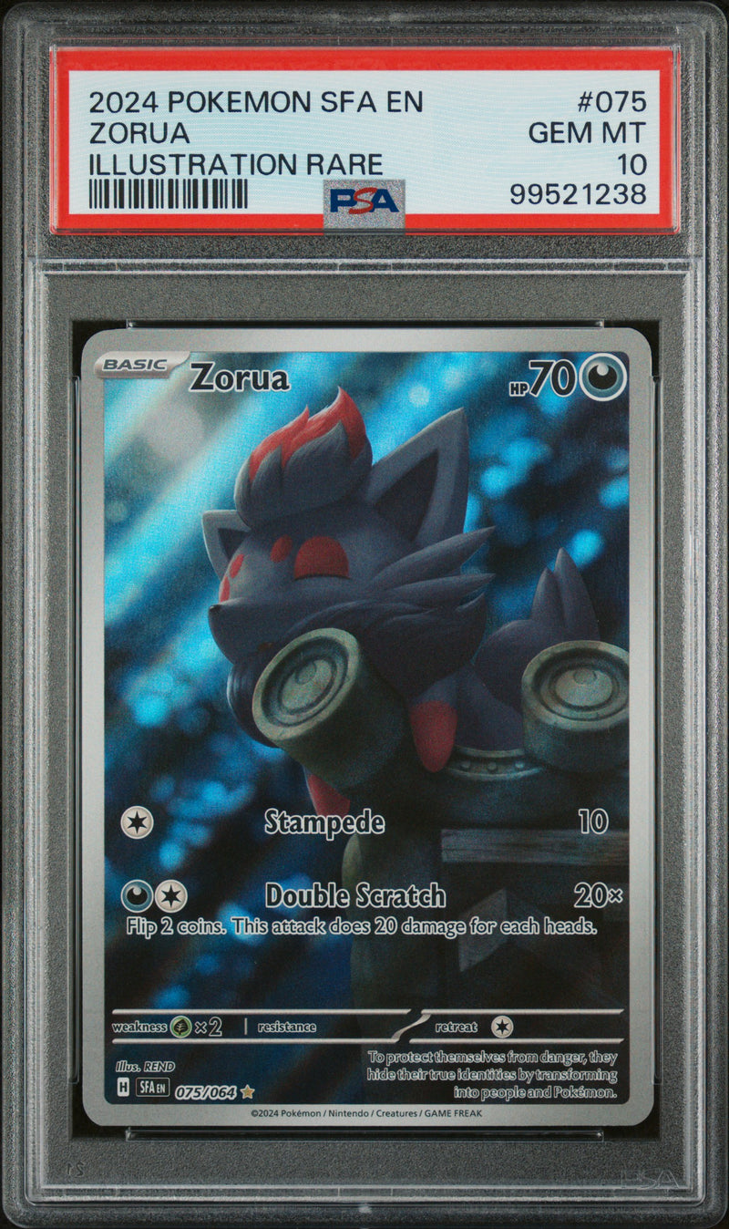 PSA 10 - Shrouded Fable  - Zorua