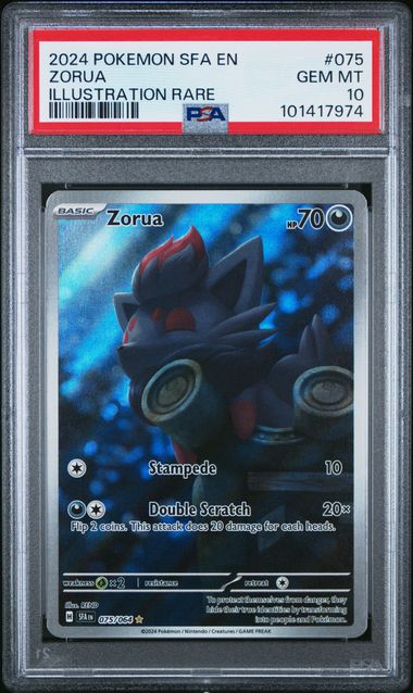 PSA 10 - Shrouded Fable - Zorua