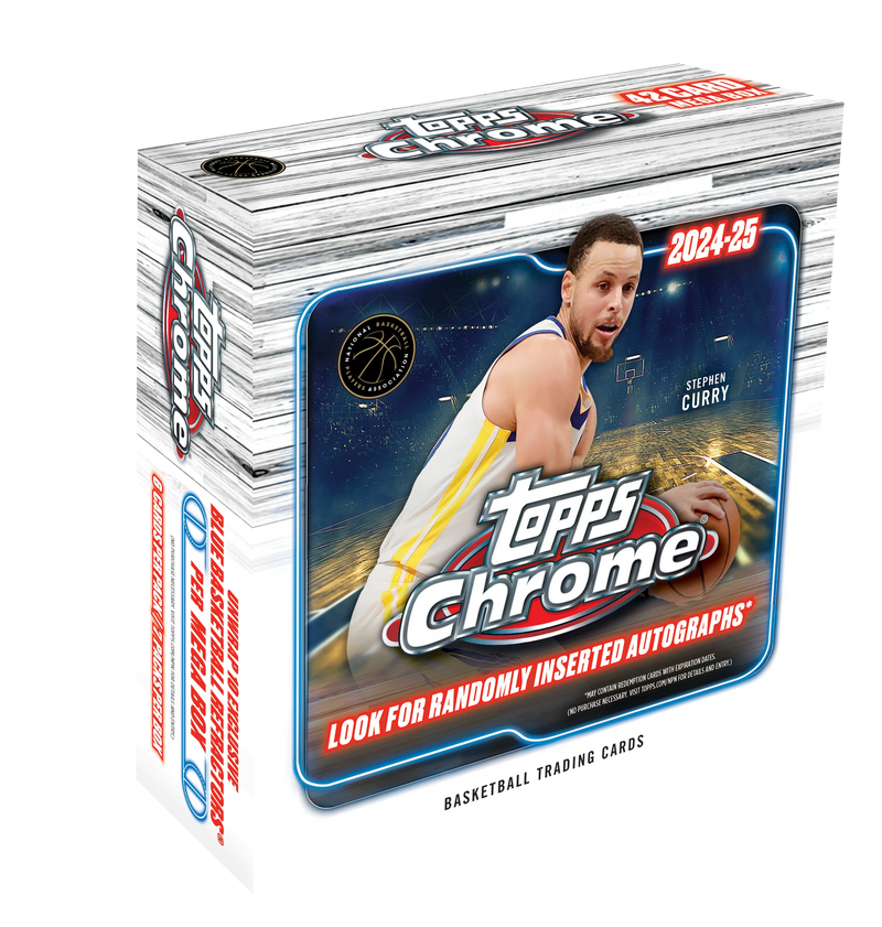 2025 Topps Chrome Basketball Mega Box