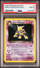 PSA 8 - 2000 Team Rocket - Dark Alakazam Holo
