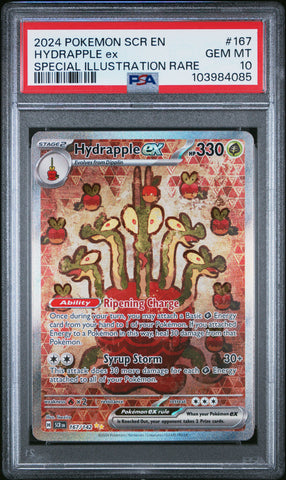 PSA 10 - Stellar Crown - Hydrapple EX #167
