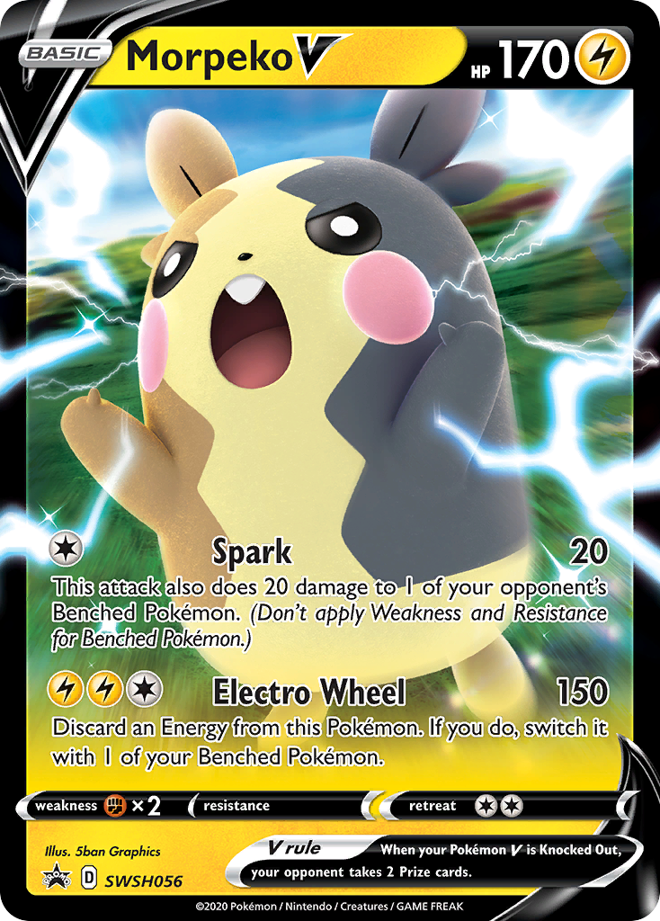 Morpeko V (SWSH056) [Sword & Shield: Black Star Promos]