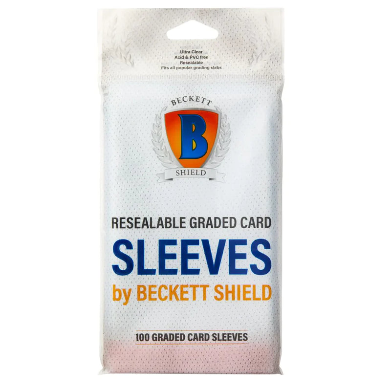 BECKETT SHIELD SLEEVES GRADED 100CT