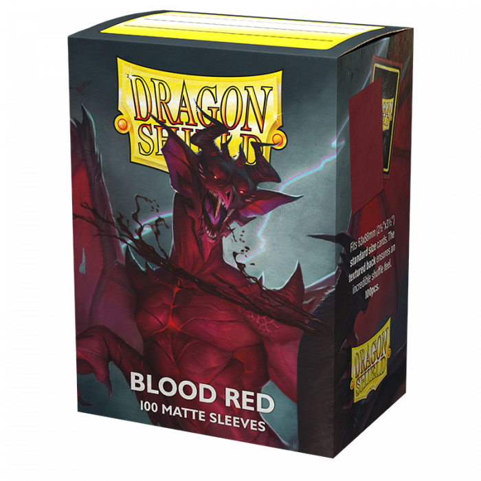 Dragon Shield: Matte Sleeve - Blood Red 100Ct