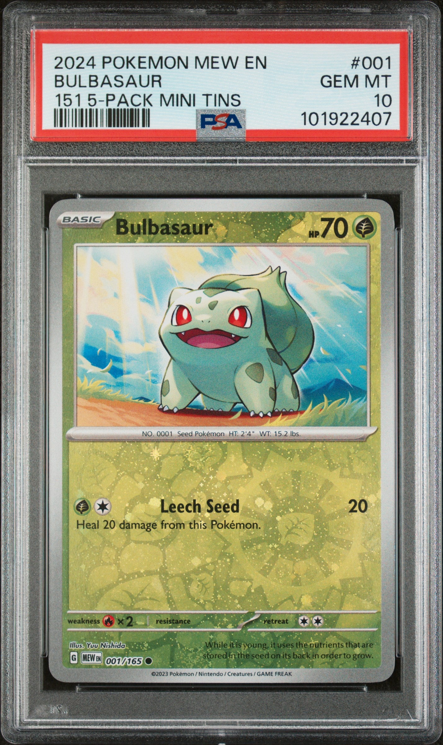 Bulbasaur | Dex - for Pokémon TCG