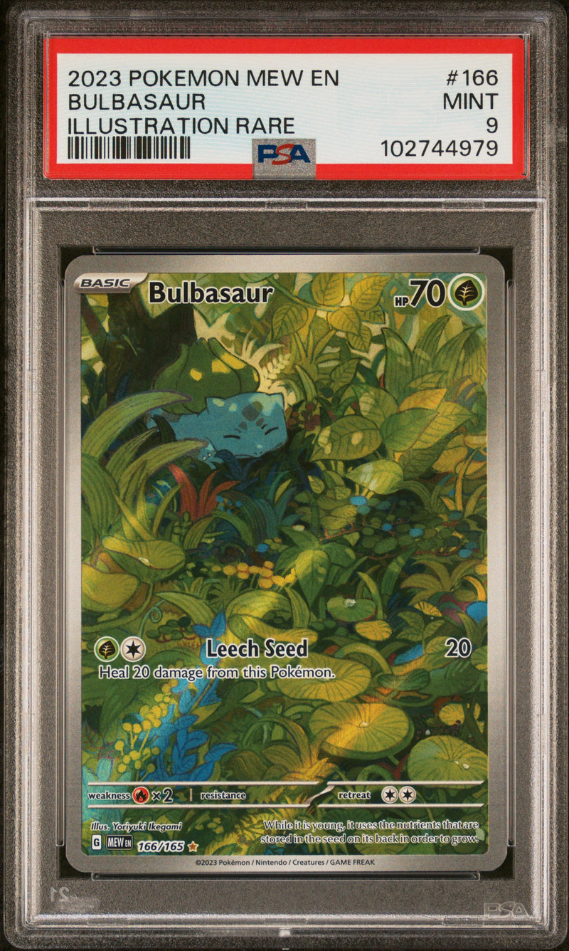 PSA 9 - Pokemon 151 - Bulbasaur