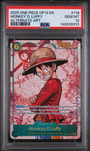 PSA 10 - Carrying On His Will - Monkey. D.Luffy Alt Art
