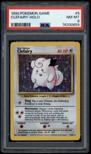 PSA 8 - 1999 Base Set - Clefairy Holo