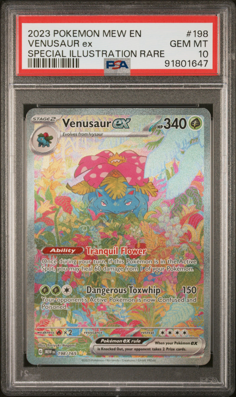 PSA 10 - Pokemon 151 - Venusaur Ex