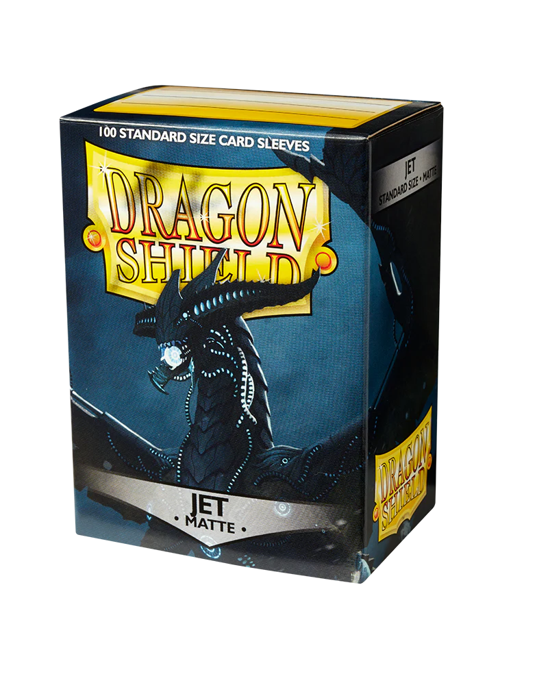 Dragon Shield: Matte Sleeve - Jet 100Ct