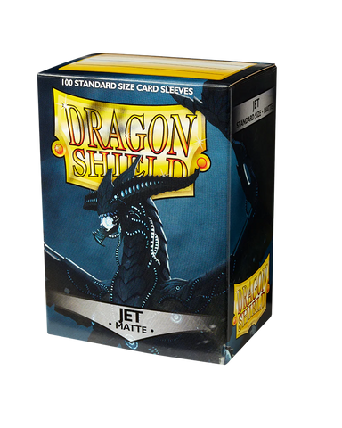 Dragon Shield: Matte Sleeve - Jet 100Ct