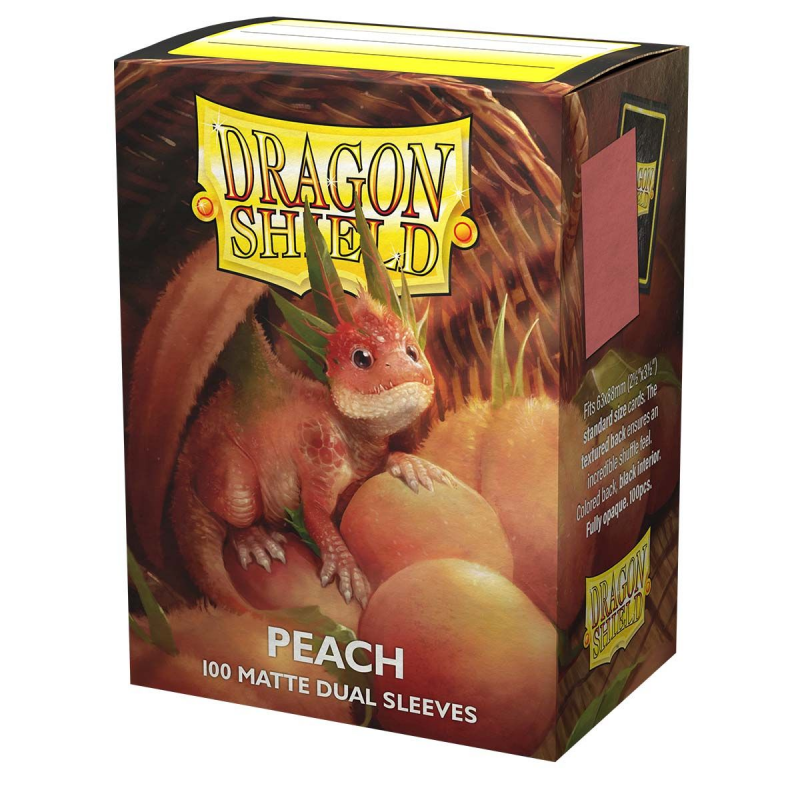 Dragon Shield: Dual Matte Sleeve - Peach 'PIIP' 100Ct