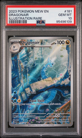 PSA 10 - Pokemon 151 - Dragonair #181