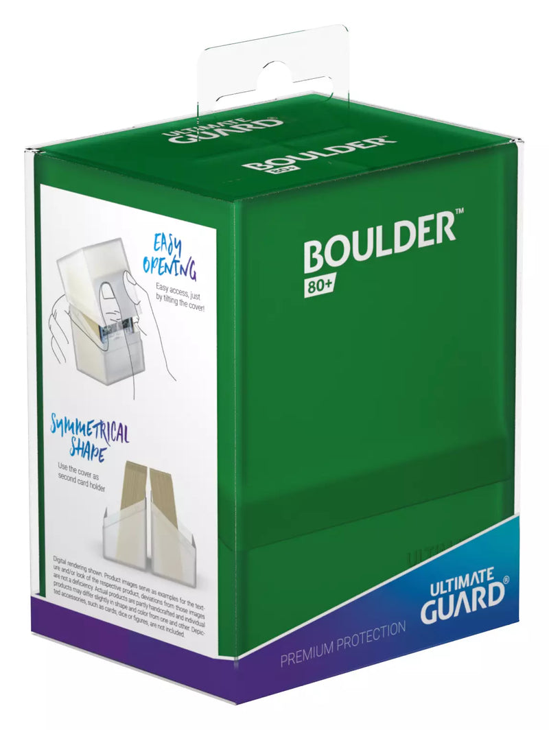 ULTIMATE GUARD - DECK CASE BOULDER 80+ EMERALD