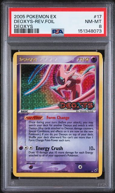 PSA 8 - Deoxys - Deoxys Reverse Holo