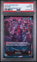 PSA 10 - English 2nd Anniversary Set - Shanks Leader Alt