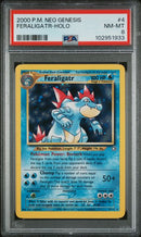 PSA 8 - Neo Genesis  - Feraligatr Holo