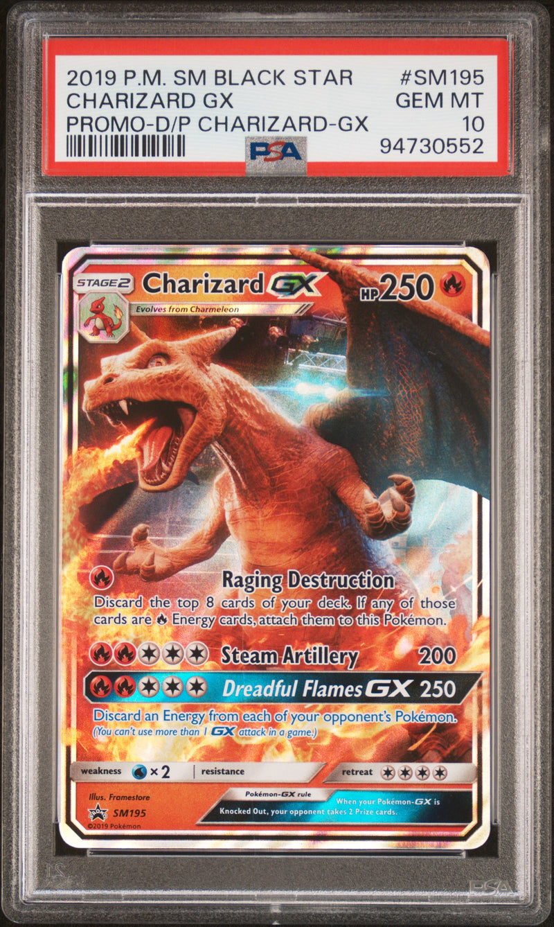 PSA 10 - Black Star Promo - Charizard Gx