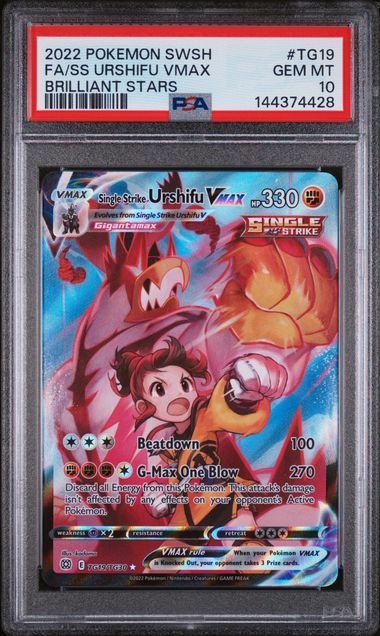 PSA 10 - Brilliant Stars  - Single Strike Urshifu VMAX