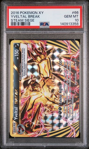 PSA 10 - Steam Siege - Yveltal BREAK #66