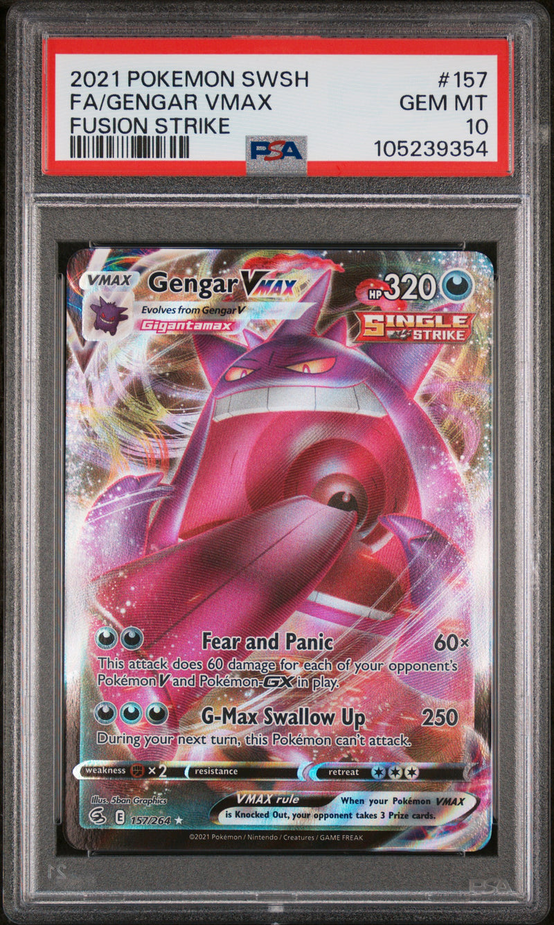 PSA 10 - Fusion Strike - Gengar VMAX