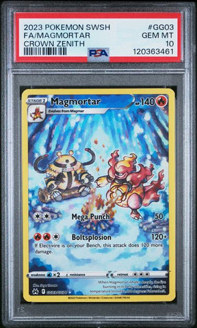 PSA 10 - Crown Zenith - Magmortar #GG03