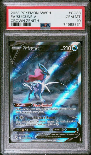 PSA 10 - Crown Zenith - Suicune V