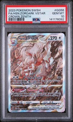 PSA 10 - Crown Zenith - Hisuian Zoroark VSTAR #GG56