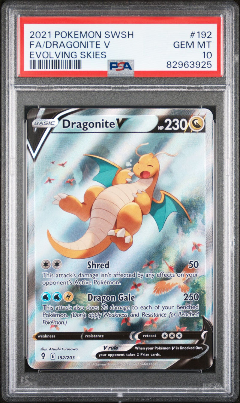 PSA 10 - Evolving Skies - Dragonite V