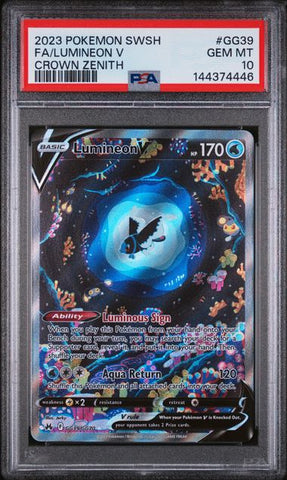 PSA 10 - Crown Zenith - Lumineon V #GG39