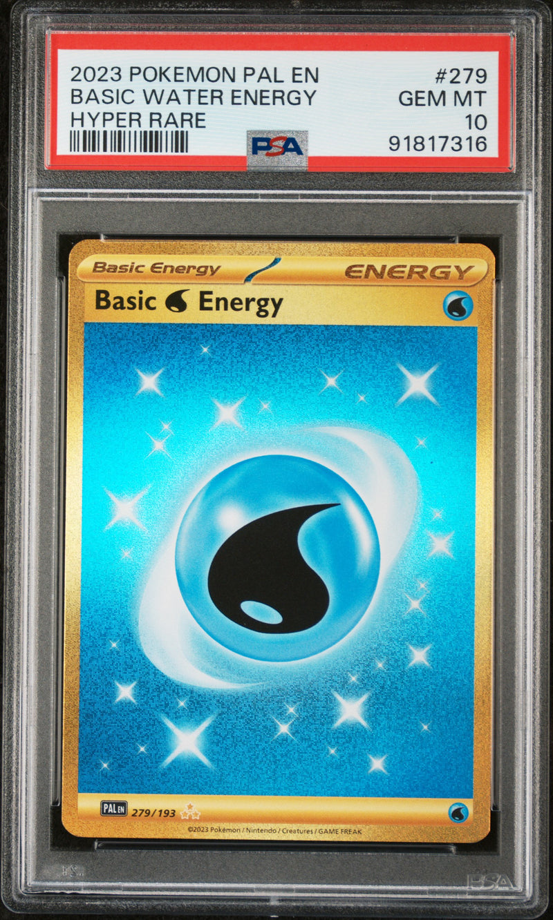 PSA 10 - Paldea Evolved - Basic Water Energy